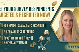 recruit targeted online survey respondents for market and academic research