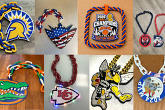 design custom 3d hype chain pendant jewelry for 3d printing in 24hrs