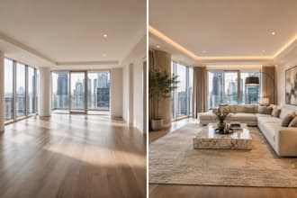 enhance airbnb vacation rental photos with real estate virtual staging