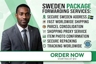 forward packages from sweden with fast worldwide shipping