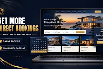 build vacation rental website, short term rental with direct booking system