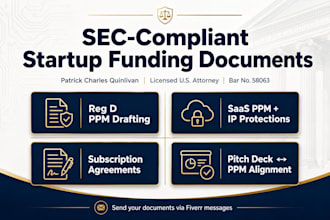 draft an attorney backed tech startup reg d ppm