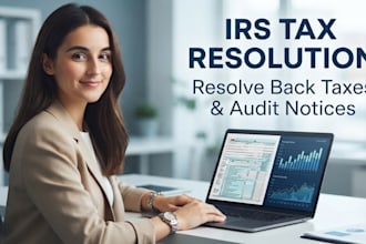 resolve irs tax issues, back taxes, and audit notices in 24hrs