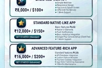 convert your website into a professional android mobile apk