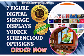 do digital signage displays yodeck screencloud optisigns canva restaurant menu