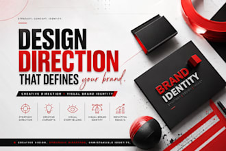 design art direction, creative direction and visual brand identity