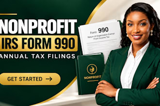 prepare nonprofit irs form 990, 990n, 990ez and 990pf annual tax filings