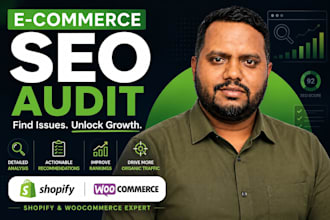 do a complete ecommerce SEO audit for shopify and woocommerce stores
