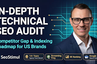 do a technical SEO and competitor gap audit for US websites