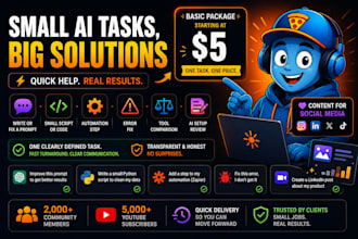 do a small ai task automation or creation for your business