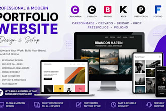 build duda carbonmade crevado brushd krop pressfolios foliohd portfolio website