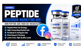 do peptide facebook marketing ads ,run peptide ads, peptide marketing