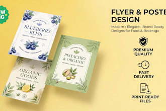 posters , flyers , broucher for you business