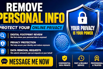 remove personal information and protect your online privacy