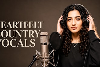 be your heartfelt female country vocalist for country, country pop and pop vocal