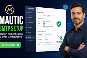 setup mautic email sending domain authentication configuration mautic spam fix