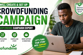 do crowdfunding campaign creation, setup gofundme campaign