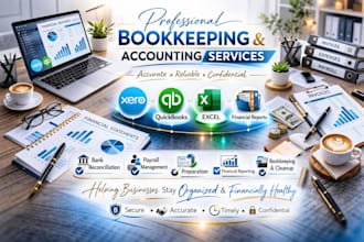 do professional bookkeeping and financial reporting