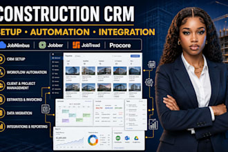 setup jobber jobnimbus procore buildertrend construction CRM automation