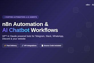 build custom n8n automation and ai chatbots
