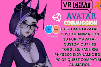 do vrchat avatar, vr character, vrc avatar, furry nsfw avatar