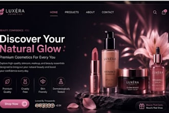 design highly converting beauty, skincare, cosmetic and makeup website