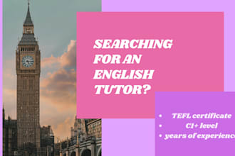 be your english tutor