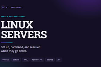 set up, secure and troubleshoot your linux server