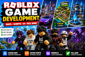 do roblox full game development, roblox scripter roblox game simulator developer