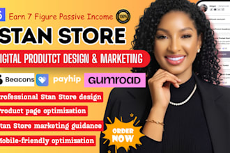 setup stan store, stan store digital product upload, stan store marketing