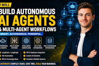 build autonomous ai agents and multi agent workflows