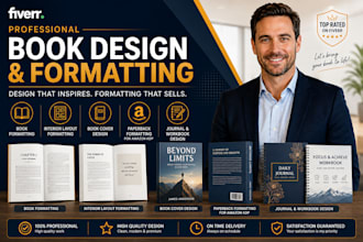 amazon kdp book formatting and paperback layout design, vellum formatting