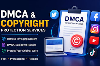 provide dmca and copyright related service