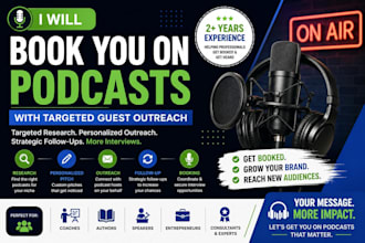 book you on podcasts with targeted guest outreach