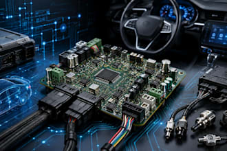 do automative can bus board control pcb and embedded system