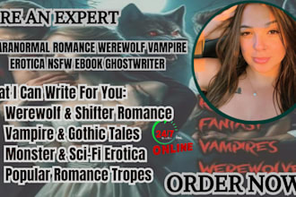 ghostwrite paranormal romance werewolf vampire erotica nsfw