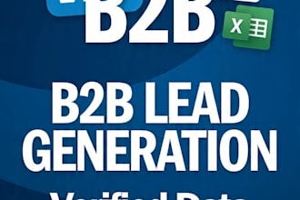 do b2b lead generation and data entry