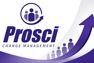 provide prosci adkar change management strategy and consulting