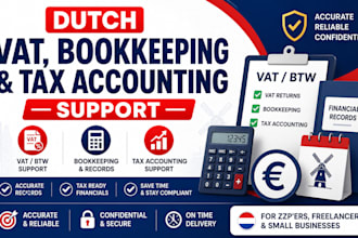 provide dutch vat, bookkeeping and tax accounting support