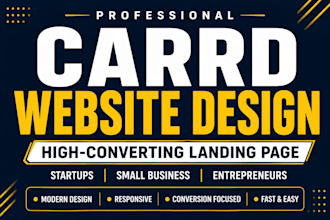 design carrd website concerting carrd landing page for startups small business