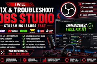 fix and troubleshoot obs studio streaming issues fast