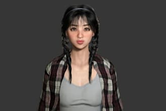 create, rig and animate 3d character modeling for iclone cc4 cc5 unreal engine