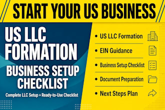 help you form a US llc and prepare your business setup checklist