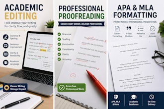 edit proofread and format your academic document