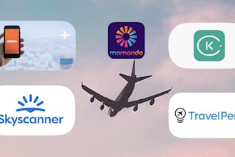 build ticket booking app, flight booking app, hotel booking app, ticket website