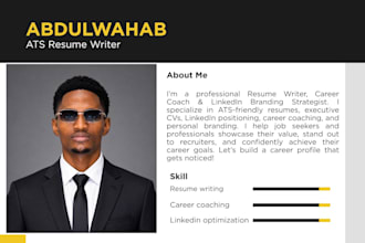 write the perfect resume, CV, cover letter and optimize linkedin