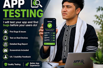 professionally test your app