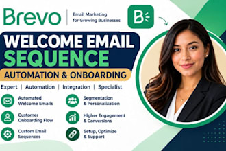 setup brevo welcome email sequence automation customer onboarding campaign