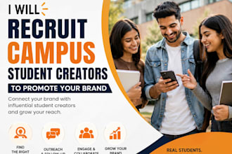 recruit campus student creators to promote your brand