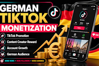 do german tiktok monetization, tiktok promotion, german content creator reward